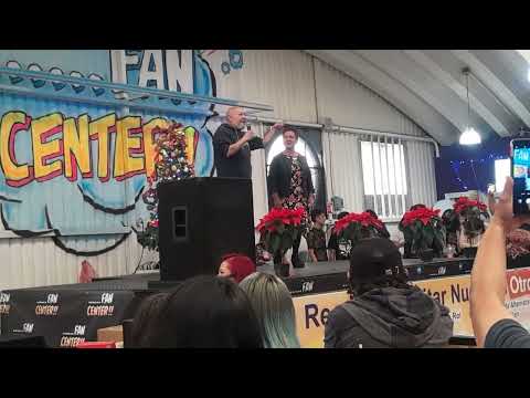 Irma Carmona y Daniel Abundis en Fan Center 9no aniversario 18/12/2022