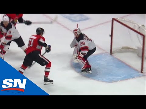 Artem Anisimov Scores Thanks To Weird Deflection off MacKenzie Blackwood