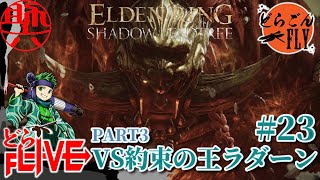 #23【ELDEN RING SHADOW OF THE ERDTREE 】目にものを見せてやるぜVS約束の王ラダーン【スケロク配信】