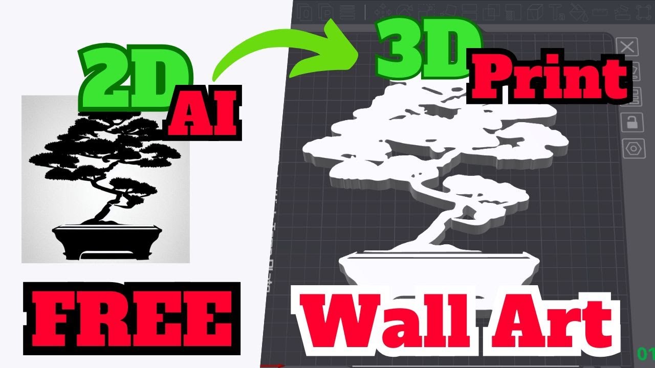 Turn AI Image into Free 3D Wall Art – Blender Tutorial (Step-by-Step)
