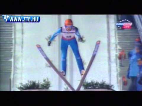 2013.02.22 www.zte.hu Szilágyi Ákos ugrása a VB-n (normálsánc, Predazzo)