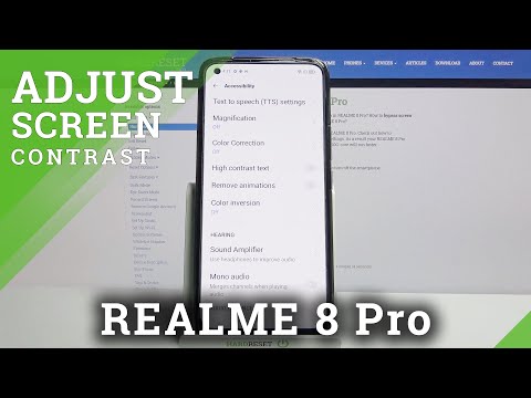 How to Activate High Contrast in REALME 8 Pro – Find Screen Options