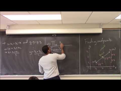 Math 1000-R03 Lecture 13 - Distance; Midpoint; Circles; and Lines