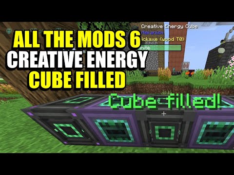 Ep173 Creative Energy Cube Filled - Minecraft All The Mods 6 Modpack