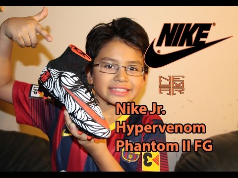 Unboxing the new NEYMAR Nike Jr. Hypervenom Phantom II FG. "Ousadia Alegria"