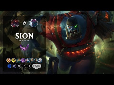 Sion Jungle vs Trundle - EUW Master Patch 12.16