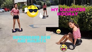 My maldita hoverboard daw siya..