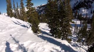 preview picture of video 'Brian Skis Snowbird: Helmet POV'