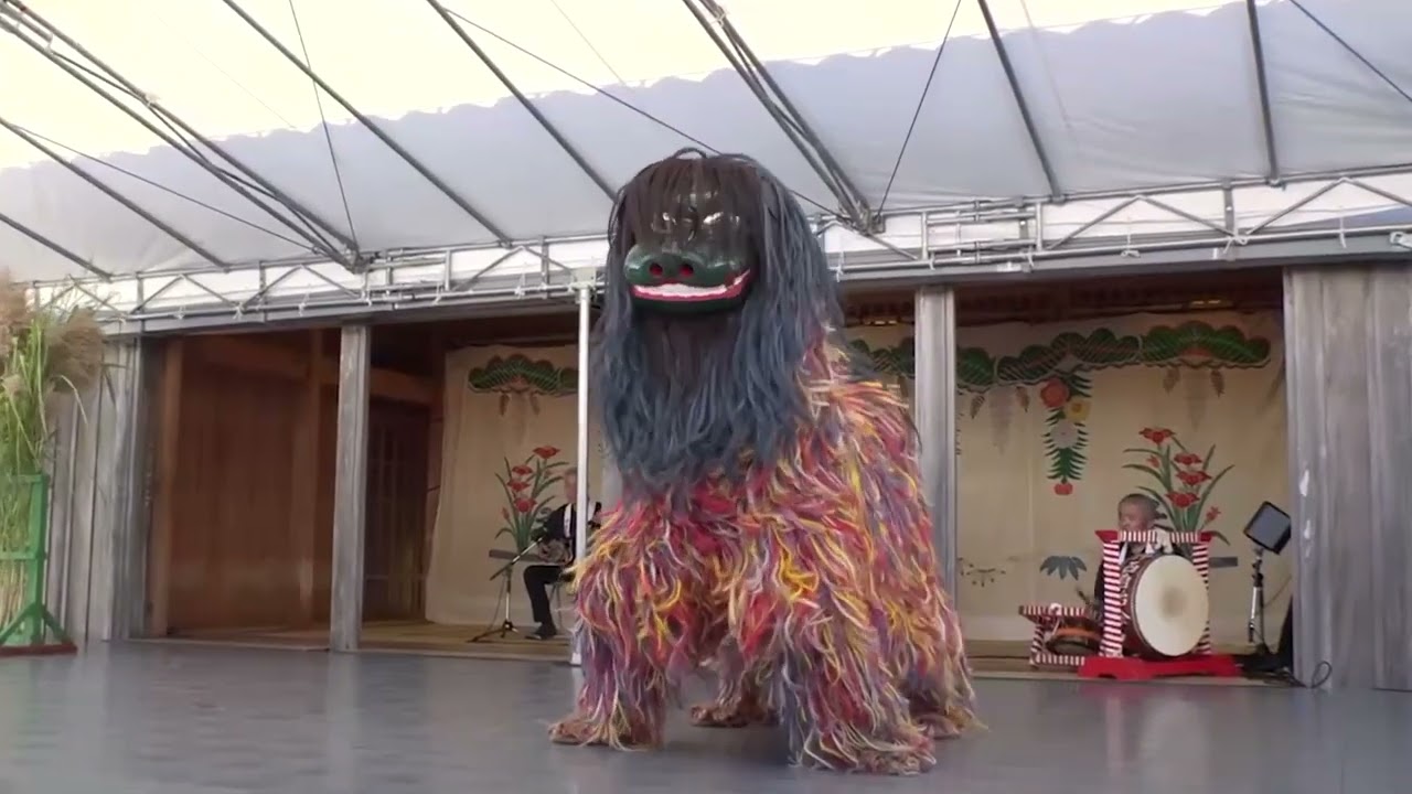 【浦添市】仲西獅子舞保存会｜十五夜獅子舞｜しまじまの芸能祭演舞