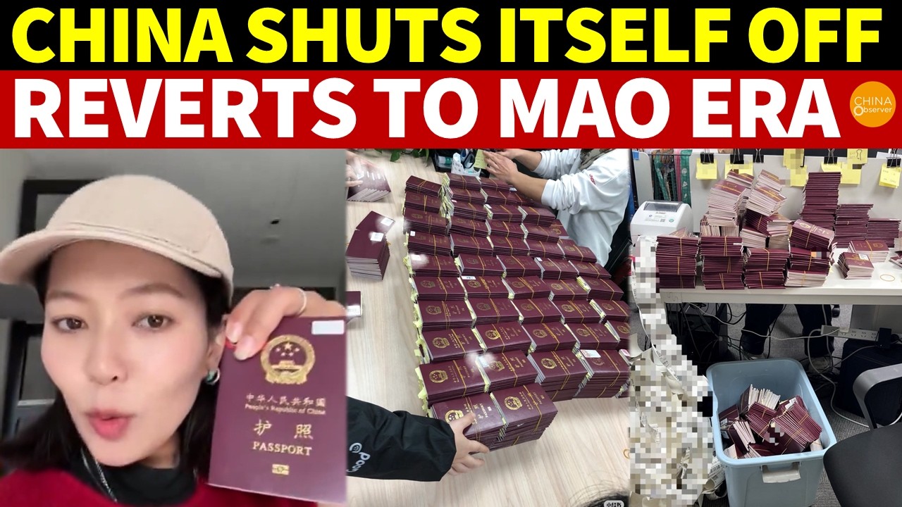 China Shuts Itself Off, Suddenly Seizes Passports on a Massive Scale, Reverts to Mao Era!