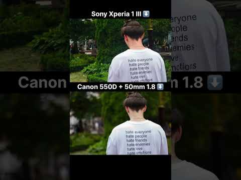 Sony Xperia 1 III VS Canon 550D + 50mm 1.8