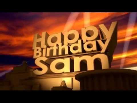 Happy Birthday Sam