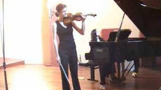 Elsa GRETHER Delphine BARDIN, SIBELIUS, Violin Concerto 1st mvt