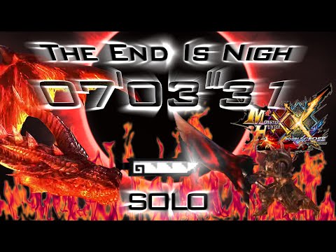 MHXX - Crimson Fatalis (G4☆)【07'03"31】Solo Brave Heroics Dragon Instinct Great Sword