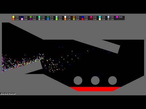 Survival Proliferation 52 - Marble Race in Algodoo