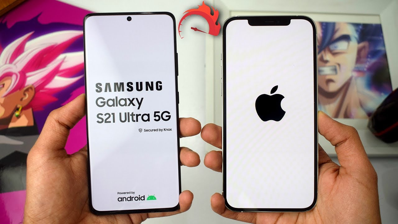Galaxy S21 Ultra vs iPhone 12 Pro Max - SPEED TEST! *SHOCKING*