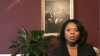 Quintella Burgess introduces her husband Gary L. Burgess Sr.