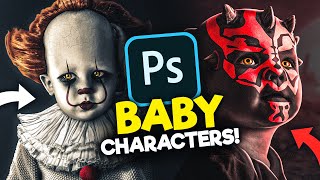 Turning Movie Characters into BABIES With Photoshop!