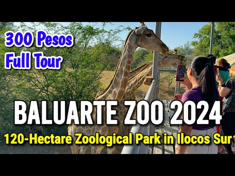 BALUARTE ZOO 2024 Full Tour in Ilocos Sur, Philippines | 120 Hectares Zoological Park in Vigan City!
