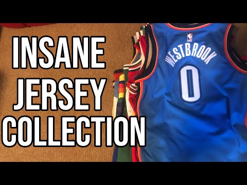 Insane Jersey Collection | Over 20+ NFL, NBA Jerseys!