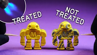 Make PAINT stick to PLASTIC! (Flame Treatment) How to paint tricky plastics like PP, LDPE, HDPE...