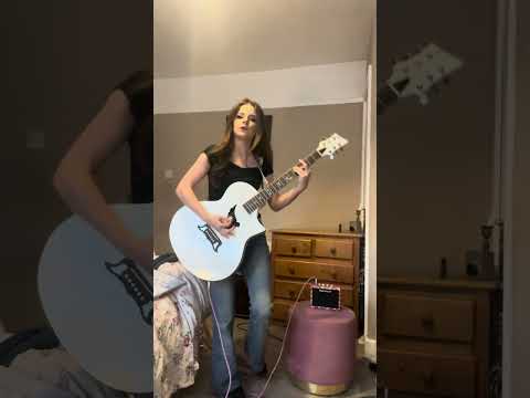 Lindo White Dove electro Acoustic Guitar