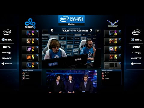 Cloud 9 vs yoe Flash Wolves | Round 2 Group A IEM World Championship Katowice LoL 2015 | C9 vs YFW