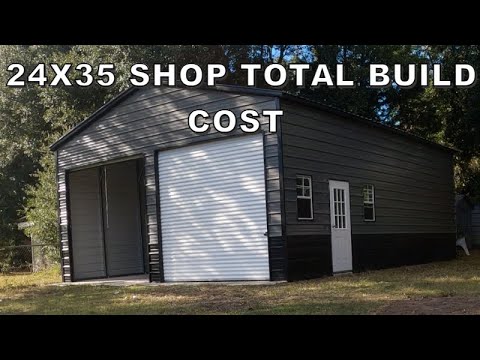 Building a 24x35 Shop: Total Build Cost Breakdown