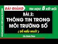 Bài 2. Thông tin trong môi trường số