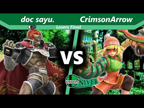 Marshall Smashers 85 - doc sayu. (Ganondorf/ROB) VS CrimsonArrow (Min Min)
