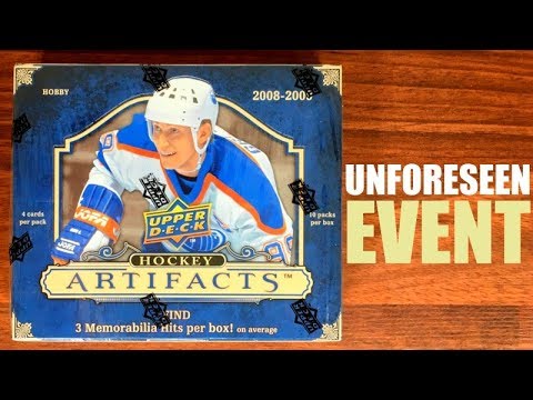 I don't know what to think of this... 08/09 Upper Deck Artifacts Hockey Hobby Box Break