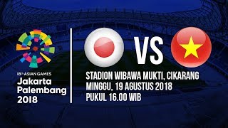 Jadwal Laga Timnas Jepang Kontra Vietnam di Asian Games 2018