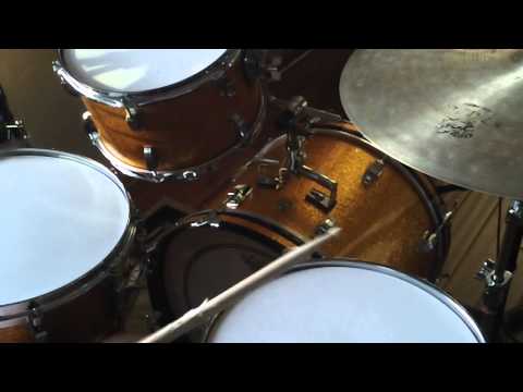 Ludwig Classic Maple Bop 14x18 8x12 14x14 5x14 Gold Sparkle Jazz