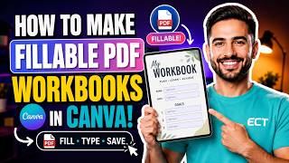 How to Make Fillable PDF Workbooks in Canva Step by Step (FREE Method)