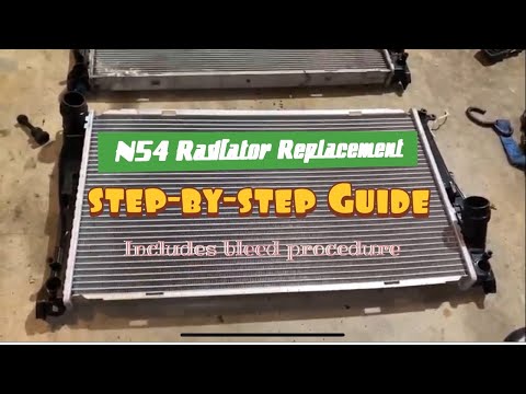 Bmw 335i N54 RADIATOR Replacement Ultimate Guide DIY E90 E92 (Includes Auto/MT Drain Bolt Info)