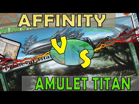 Affinity VS Amulet Titan｜The Perfect Amulet Hand!!! ｜MTGO Modern League Match