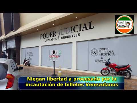 Niegan libertad a Bruno José Da Costa Amaral, caso billetes Venezolanos. Salto del Guairá