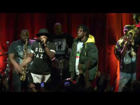 THE SOUL REBELS with Talib Kweli, Joey Bada$$ & Big Freedia - “Get By” LIVE
