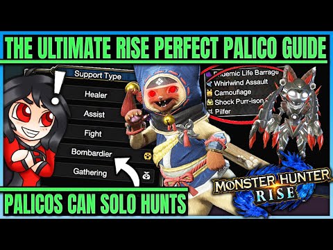 Palicos are Godlike - Best Palico Type + Moves - Perfect Palico Breakdown - Monster Hunter Rise!