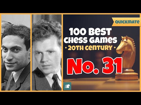 F Thorbergsson vs Tal, 1964 || 100 Best Chess Games of the 20th Century
