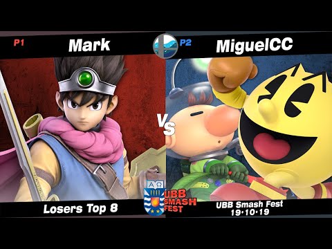 UBB SmashFest: Mark (Hero) vs MiguelCC (Olimar, Pac-Man) - Losers Top 8