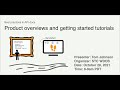 Best Practices In API Docs Product Overviews And Getting Started Tutorials