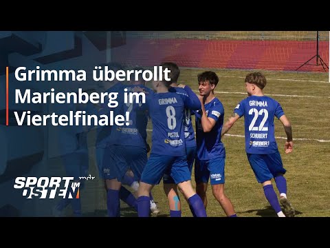 Grimma lässt Marienberg im Sachsenpokal keine Chance | MDR