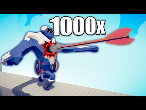 1000x OVERPOWERED POACHER vs UNITS - TABS | Totally Accurate Battle Simulator 2023