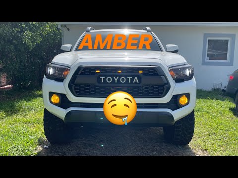 Tacoma Amber Fog Light Tint (Lamin-x)