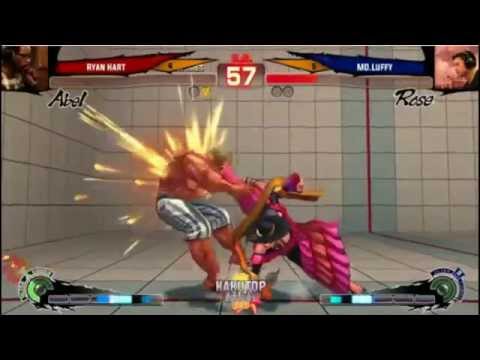 USF4 @ Kakutop League Finals - Ryan Hart (Sagat/Abel) vs MD Louffy (Rose)