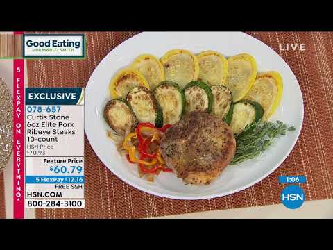 Curtis Stone 6 oz. Elite Pork Ribeye Steaks 10count