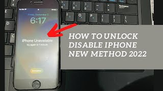 How To Unlock disable iPhone without WiFi ,Apple ID and computer (sep 2022)