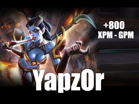 YapzOr Playing Queen Of Pain with Octorine and Aghanim - 7200 MMR -  Dota 2