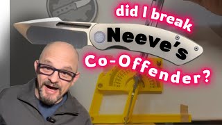 Toughness, Hardness, Durability, Joy. Neeve Knives Co-Offender Review. Chapter #2